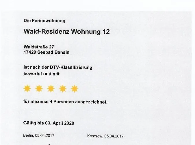 Wald-residenz Bansin 제바트헤링스도르프